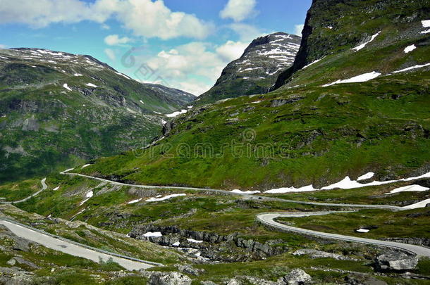 挪威63号公路到geiranger