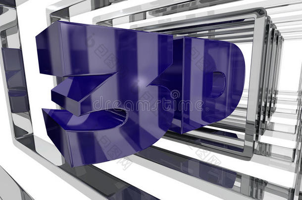 紫色3d设计