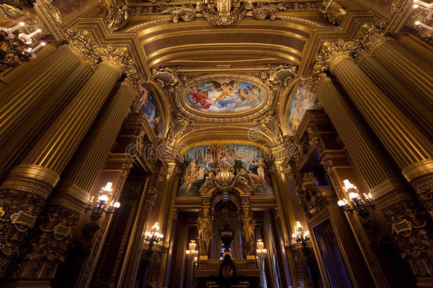 加尼尔宫，巴黎歌剧院，建筑细节