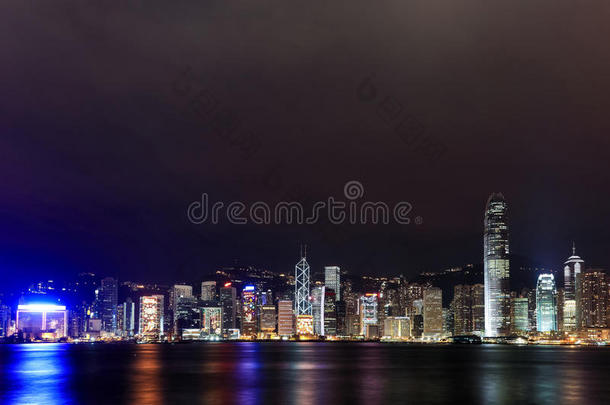 香<strong>港维多利亚港</strong>夜景