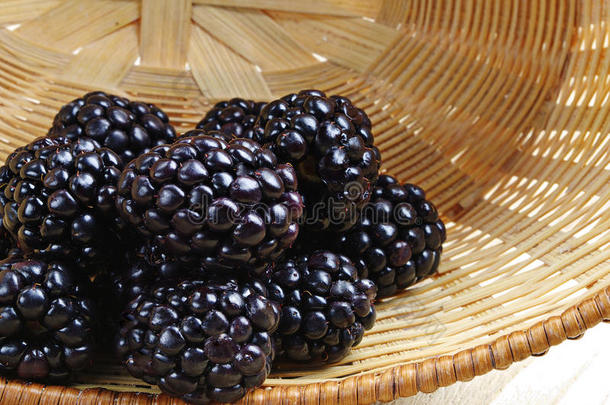 篮子里的黑莓