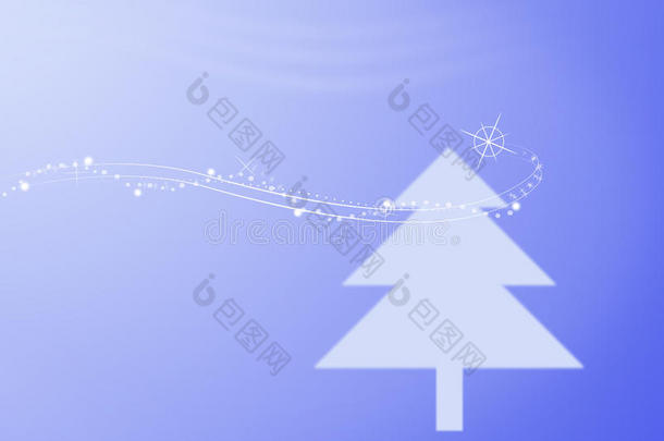 圣诞树和星光
