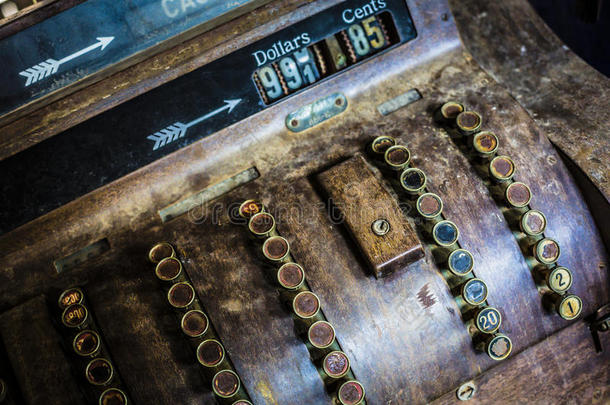 古董收银机