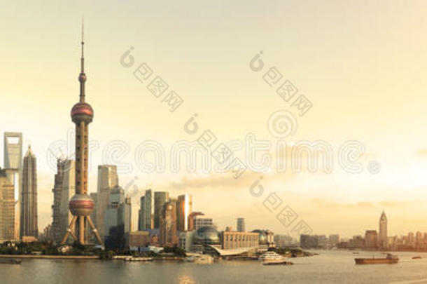 上海全景摄影天际线