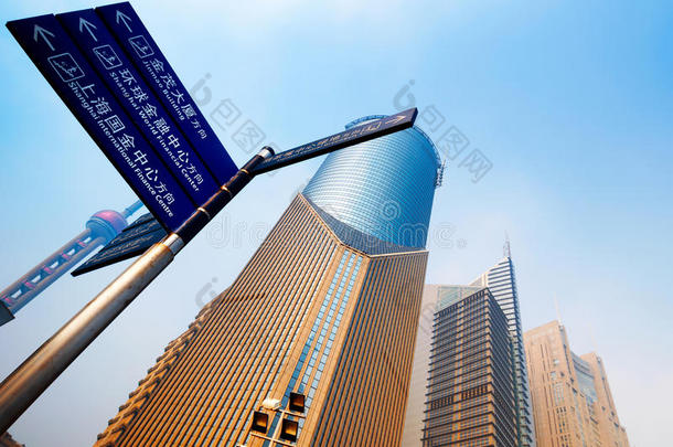 上海陆家嘴金融中心摩天大楼