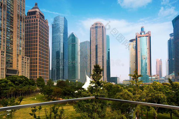 上海陆家嘴金融中心摩天大楼