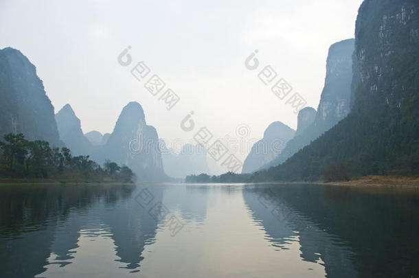 桂林漓江冬季景观