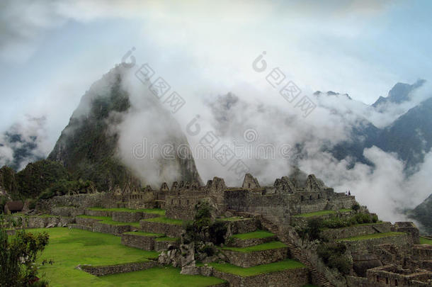 古印加失落的城市马丘比丘。秘鲁