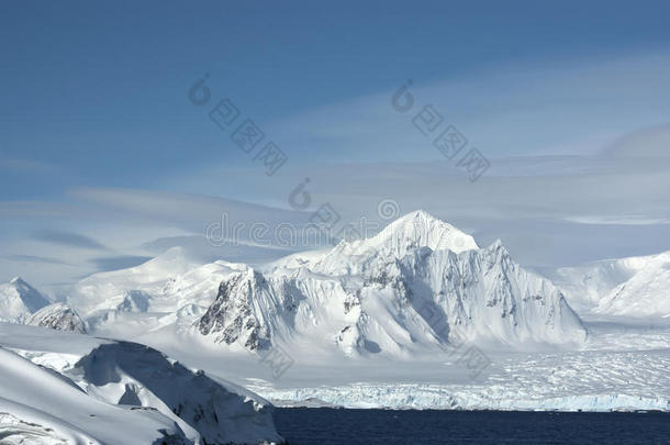 南极南极洲北极的地区美丽的