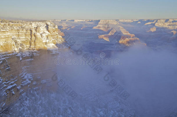 雪后大峡谷