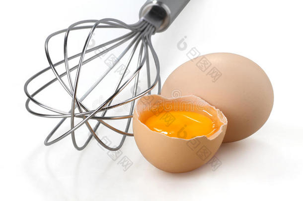 鸡蛋和搅拌器