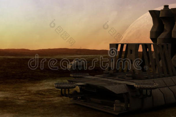 沙漠星球空间站