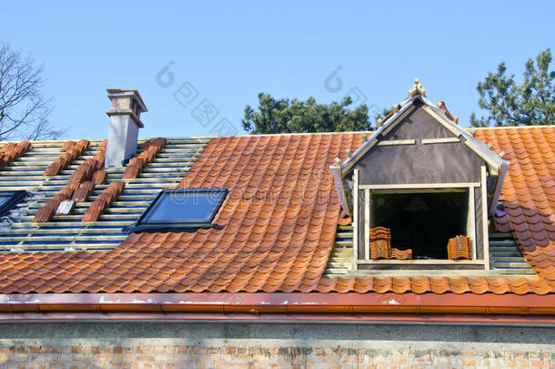 瓷砖屋顶工程