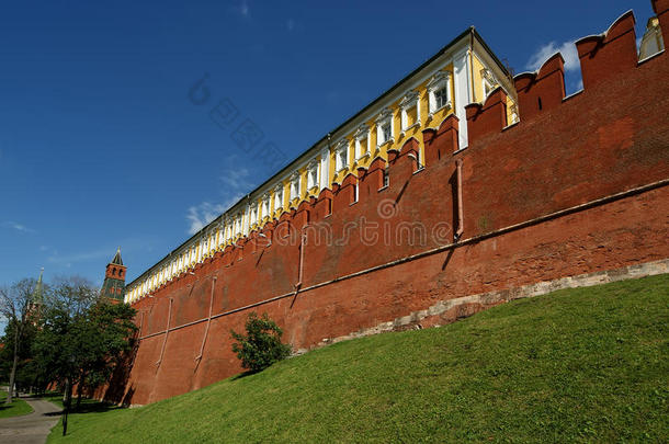 环绕莫斯科克里姆林宫的克里姆林宫墙