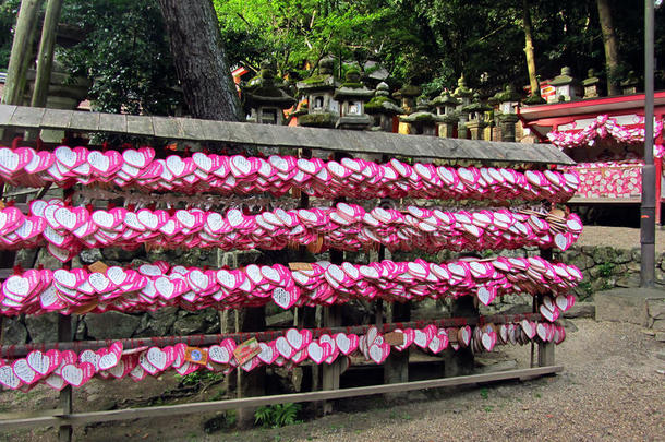 日本京都神社心形ema牌匾（许愿牌匾）