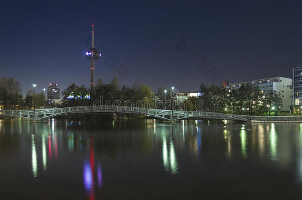 夜间城市，科隆（科隆）