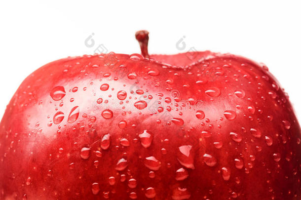 鲜红色苹果