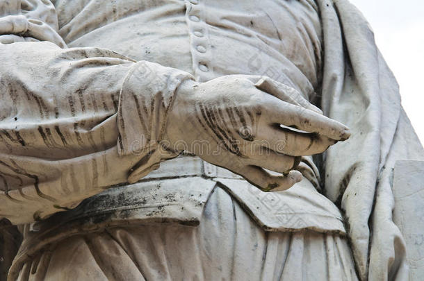 格尔西诺大理石雕像。中心。埃米利娅·罗曼尼亚。意大利。