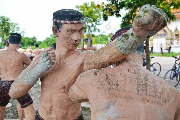 <strong>泰拳</strong>雕像.bang泰国萨穆特宋克拉姆宫