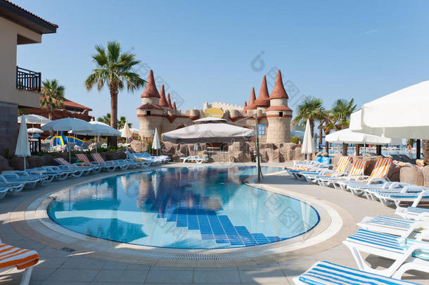 土耳其度假区儿童游泳池