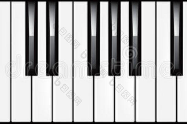 三八度钢琴键盘插图