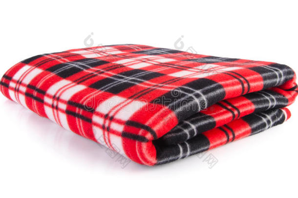 毛毯，背景上的柔软保暖毛毯