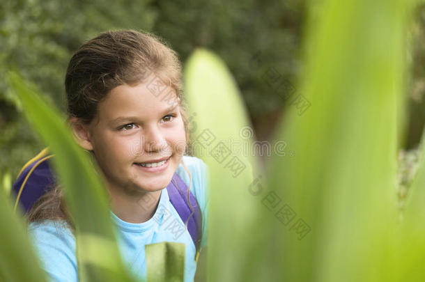 看植物的女孩