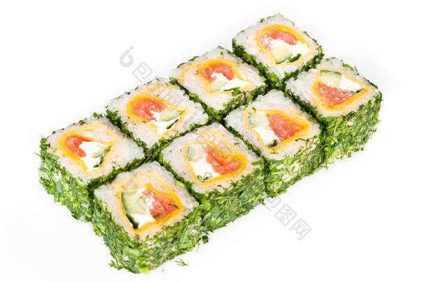 绿寿司卷