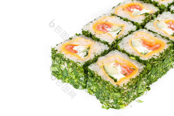 绿寿司卷
