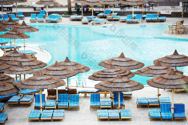 埃及度假酒店游泳池