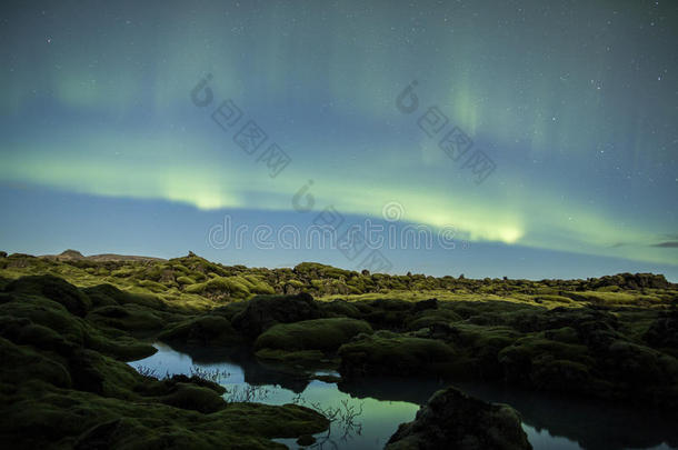 冰岛的北极光