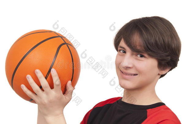 篮球运动员投掷篮球