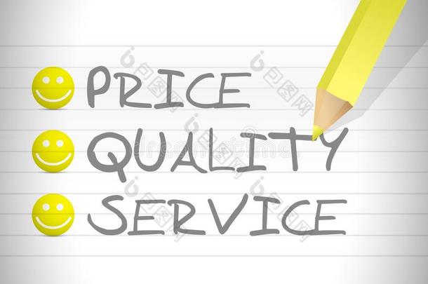 评估价格、质量和服务