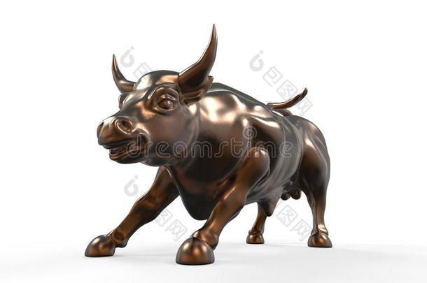华尔街冲锋公牛雕像