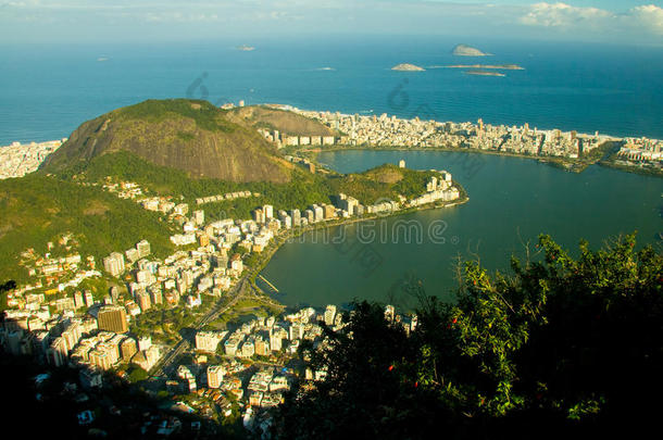 里约热内卢的lagoa rodrigo de freitas