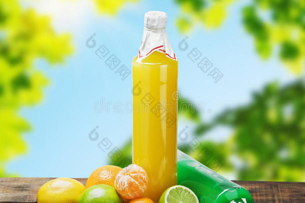 柑桔汁瓶