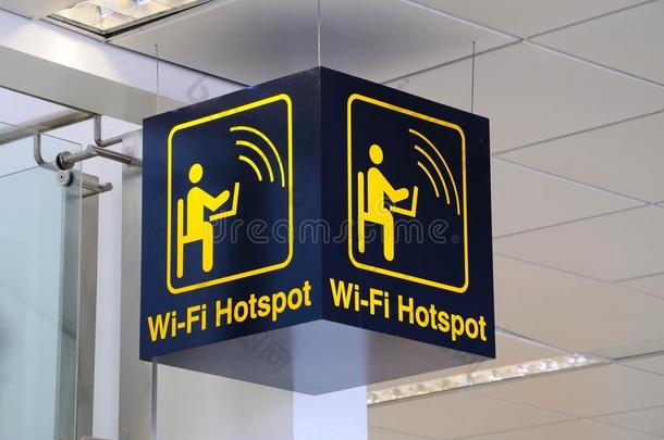 wi-fi热点标志。