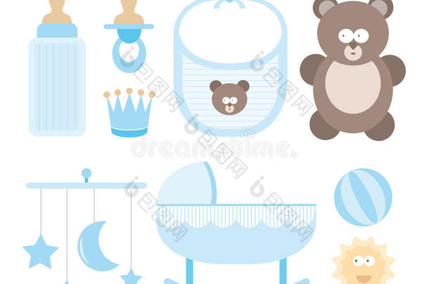 婴儿图标集/儿童用品