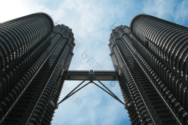 马石油双塔，吉隆坡<strong>著名建筑</strong>。马来西亚
