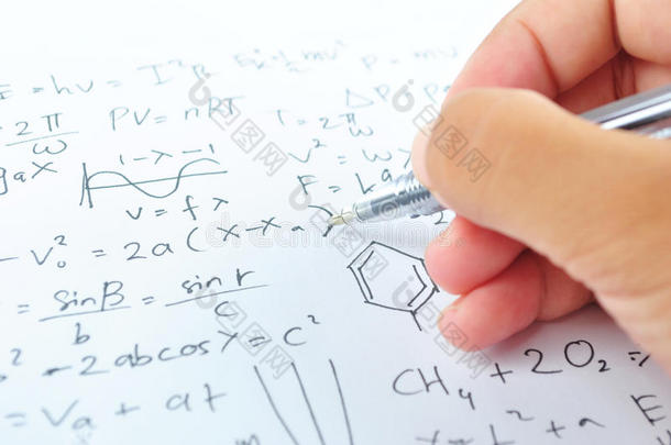 手写各种<strong>高中</strong>数学和科学