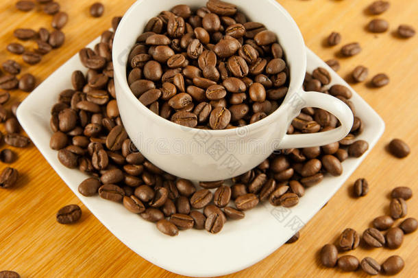 咖啡豆。