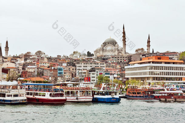 伊斯坦布尔苏莱曼尼耶清真寺景观