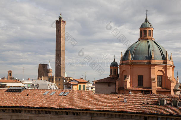 建筑学博洛尼亚建筑教堂城市景观