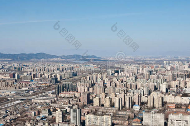 中国北京鸟瞰图