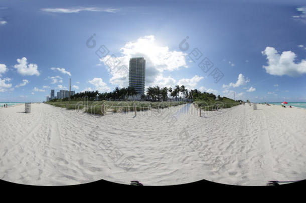 迈阿密海滩全景图