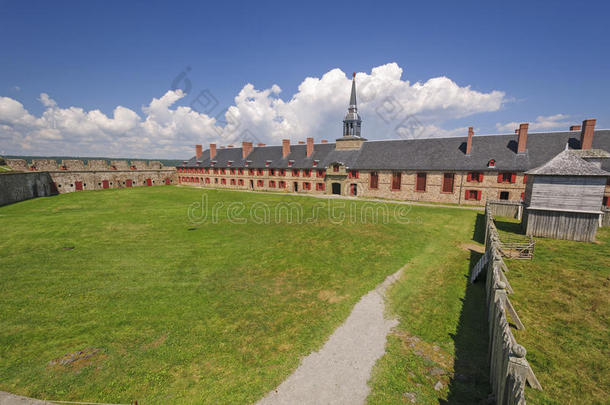 历史要塞中的主要阅兵场