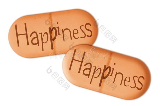 快乐又名快乐药丸，药物-心理健康概念