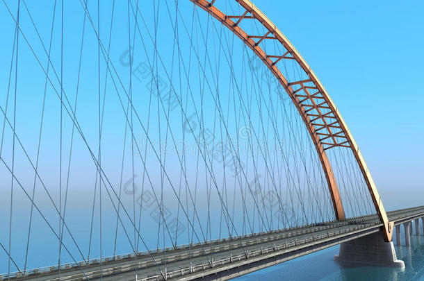 <strong>跨海大桥</strong>。三维图解
