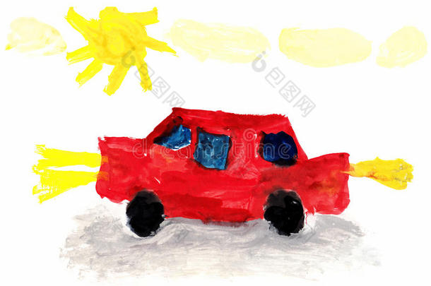 儿童绘图车