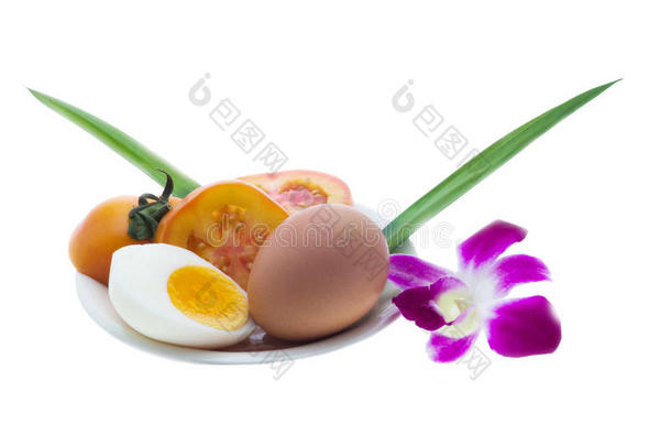 鸡蛋和兰花